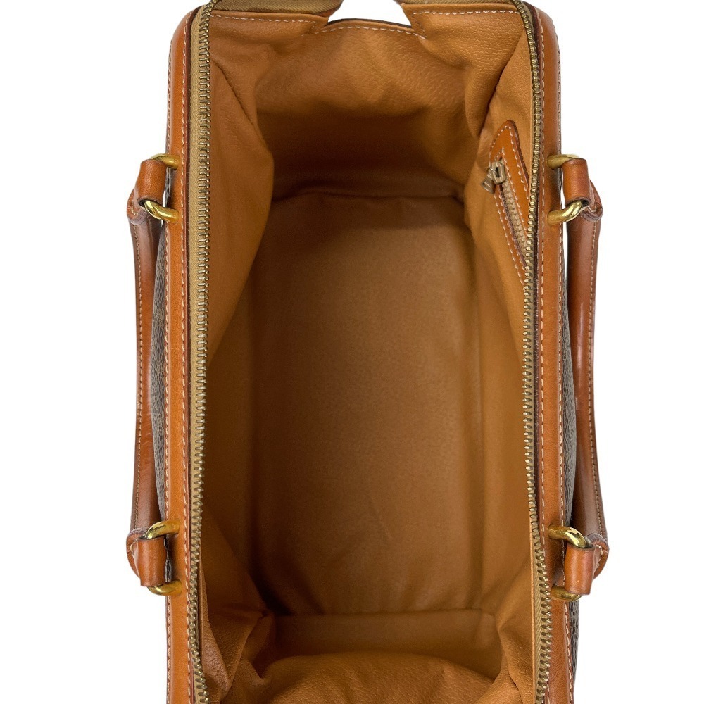 Celine Macadam Boston Bag Brown Beige Tan Some - Picture 10 of 10